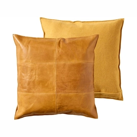 Dekoissen Södahl Cushion Simple Leather Yellow (50 x 50 cm)