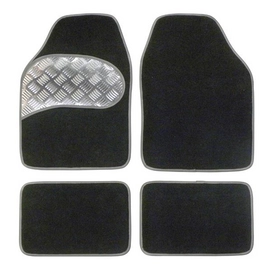 Mattenset Carpoint Sportivo Silver (4-delig)