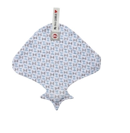Knuffel- En Speendoek Lodger Cuddler Scandinavian Print Silvercreek Mist