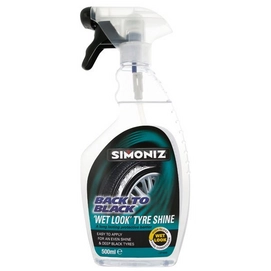 Bandenzwart Back to Black Wet Look Tyre Shine Simoniz
