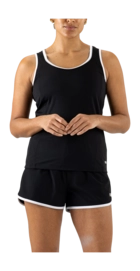 Singlet Sjeng Sports Women Yamila Black Slim fit