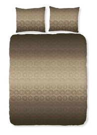 Parure de Lit Satin D'or Sirocco Marron Satin