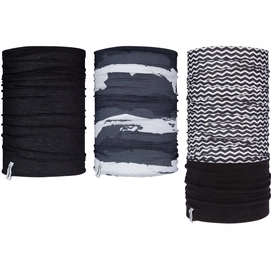 Foulards Avento Men Colsjaal Set Van 3 Active Noir/Anthracite