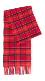 Scarf Barbour Unisex Tartan Lambswool Cardinal Tartan