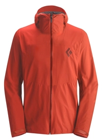 Ski Jacket Black Diamond Men Liquid Point Shell Rust