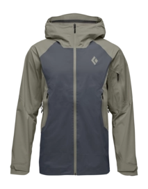 Ski Jas Black Diamond Men Recon LT Stretch Shell Pine Smoke/Carbon Regular Fit