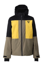 Ski Jas Brunotti Boys Aratiny Dusky Green Snow Jacket Regular Fit