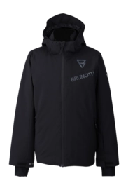 Ski Jas Brunotti Boys Navigaty Black Snow Jacket Normale pasvorm