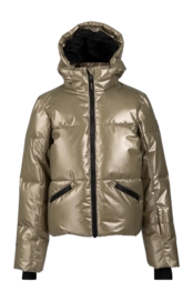 Ski Jas Brunotti Girls Fiasky Metallic Snow Jacket Fungi Loose Fit