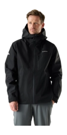 Ski Jas Cortazu Men AW Hardshell Jacket 10M Black Regular Fit