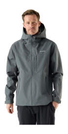 Ski Jas Cortazu Men AW Hardshell Jacket 10M Mid Grey Regular fit