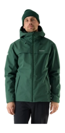 Ski Jas Cortazu Men Delta INS Hardshell Jacket 10M Dark Green Regular Fit