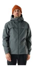 Ski Jas Cortazu Men Delta INS Hardshell Jacket 10M Mid Grey Regular fit