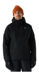 Ski Jas Cortazu Men Mountain Hardshell Jacket 10M Black Oversized fit