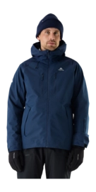 Ski Jas Cortazu Men Mountain Hardshell Jacket 10M Dark Blue Oversized fit