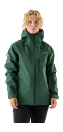 Ski Jas Cortazu Women AW Hardshell Jacket 10M Dark Green Regular Fit