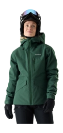 Ski Jas Cortazu Women Nunatak 10M Dark Green Regular Fit