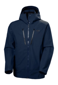Ski jas Helly Hansen Men Alpha Long Shell Navy Regular Fit