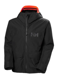 Ski Jas Helly Hansen Men Emiko Shell Jacket Black Loose Fit