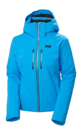 Ski Jas Helly Hansen Women Alphelia Lifaloft Jacket Cyan Regular Fit