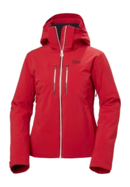 Ski Jas Helly Hansen Women Alphelia Lifaloft Jacket Red Regular Fit