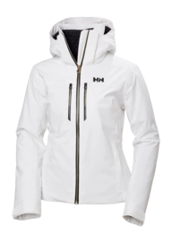 Ski Jas Helly Hansen Women Alphelia Lifaloft Jacket White Regular Fit