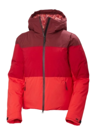 Ski Jas Helly Hansen Women Nora Short Puffy Jacket Mars Red Regular Fit