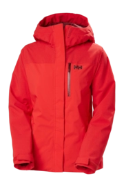 Ski Jas Helly Hansen Women Snowplay Jacket Alert Red Regular Fit