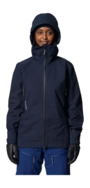 Ski jas Houdini Women Ride Jacket Blue Illusion Regular Fit