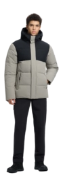Ski Jas Icepeak Men Parksville Grey A.W.S. ACTIVE