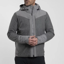 Ski Jas KJUS Men Frostline Wool Jacket Pewter Regular Fit