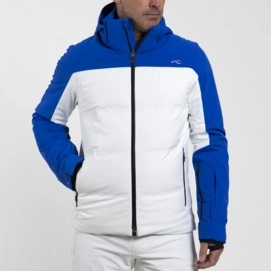 Ski Jas KJUS Men Green Line 2.0 Jacket White/Trailblazer Regular Fit