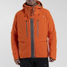 Ski Jas KJUS Men Lasse Airflow Jacket KJUS Orange Regular Fit