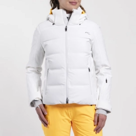 Ski Jas KJUS Women Capture Jacket White/Burst Regular Fit