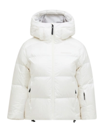Ski Jas Peak Performance Women Glissade Down Jacket Offwhite