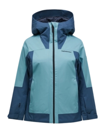 Ski Jacket Peak Performance Women RiderTech HIPE 2L Insulated Shell Jacket Mountain Lake Deluded Vision