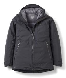 Ski Jas Rab Women Optical Down Jacket Black
