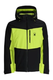 Ski Jas Spyder Men Copper Jacket Black-Escape Regular Fit