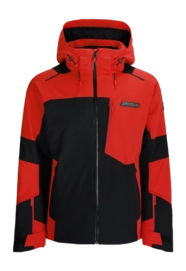 Ski Jas Spyder Men Leader Jacket Black FW25 Regular Fit