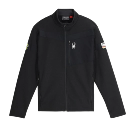 Ski vest Spyder Men Wengen Bandit Jacket Black Regular Fit