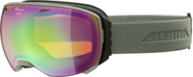 Skibril Alpina Big Horn Q-Lite Moon Grey Matt Green