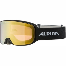 Masque de Ski Alpina Nakiska Qv Black Matt Gold