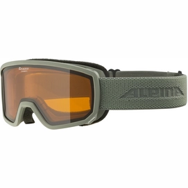 Masque de Ski Alpina Scarabeo S Moon Grey Matt Orange
