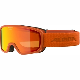 Skibril Alpina Scarabeo S Q-Lite Pumpkin Matt Red