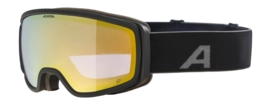Skibril Alpina Unisex Bivio Q Black Matt Quattroflex