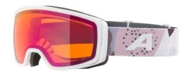 Skibril Alpina Unisex Bivio Q-Lite White/Rose Matt Fogstop