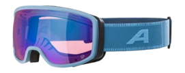 Skibril Alpina Unisex Bivio Q Smoke/Blue Matt Quattroflex