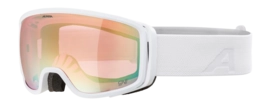 Skibril Alpina Unisex Bivio Qv White Matt Quattro Varioflex