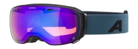 Skibril Alpina Unisex Estetica Q Black/Dirtblue Matt Quattroflex