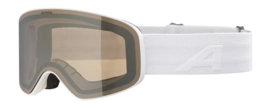 Skibril Alpina Kids Fernie Q-Lite White Matt Mirror Gold Fogstop